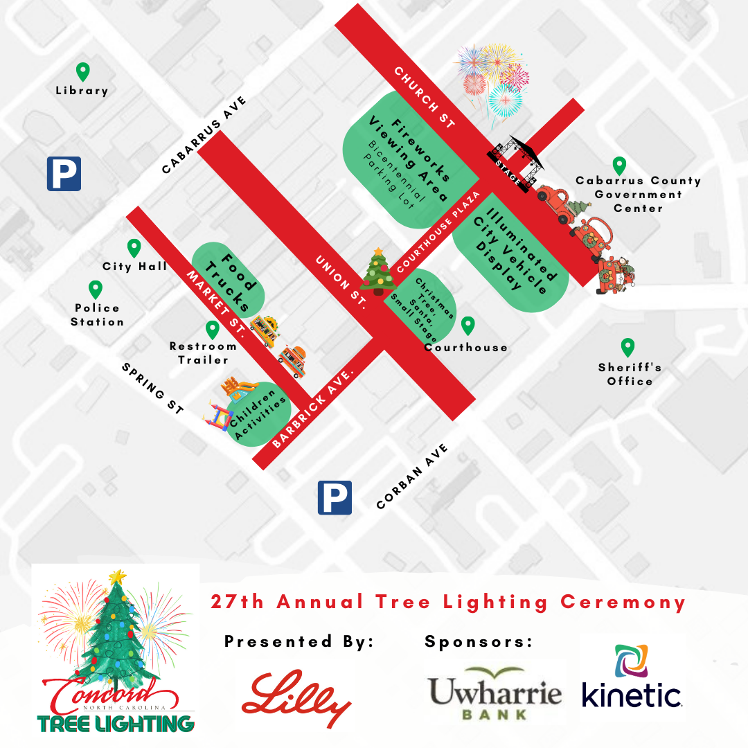 2024 Tree Lighting Event Layout/Map